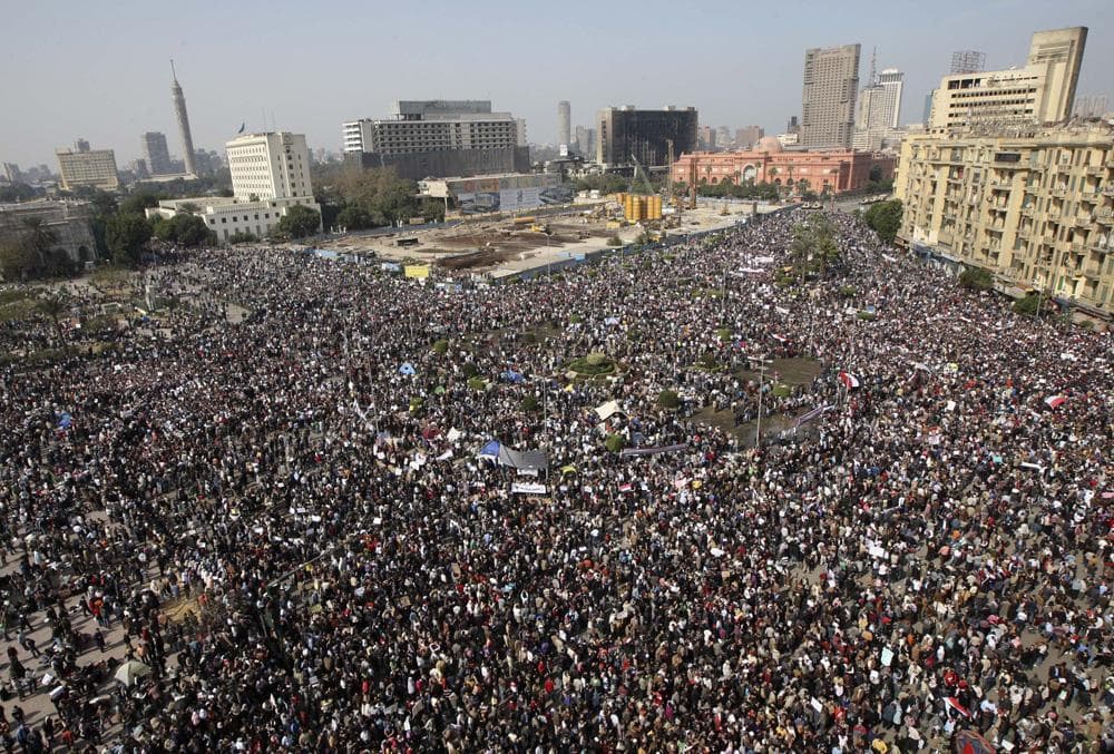 Massive Crowds Across Egypt Demand Mubarak Ouster WBUR News