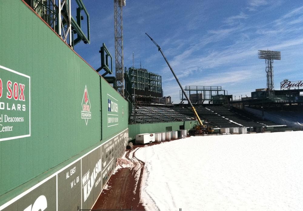 Fenway Park Getting Readied For Opening Day WBUR News