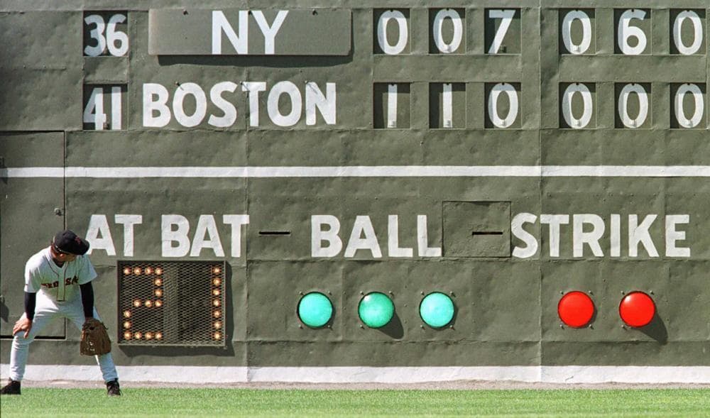 Where Did The Original Green Monster Scoreboard Go Wbur News