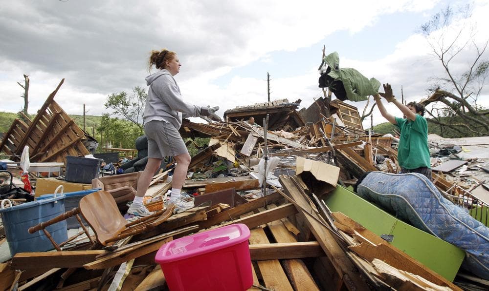 Monson Residents Come Together After Tornado's Destruction WBUR News