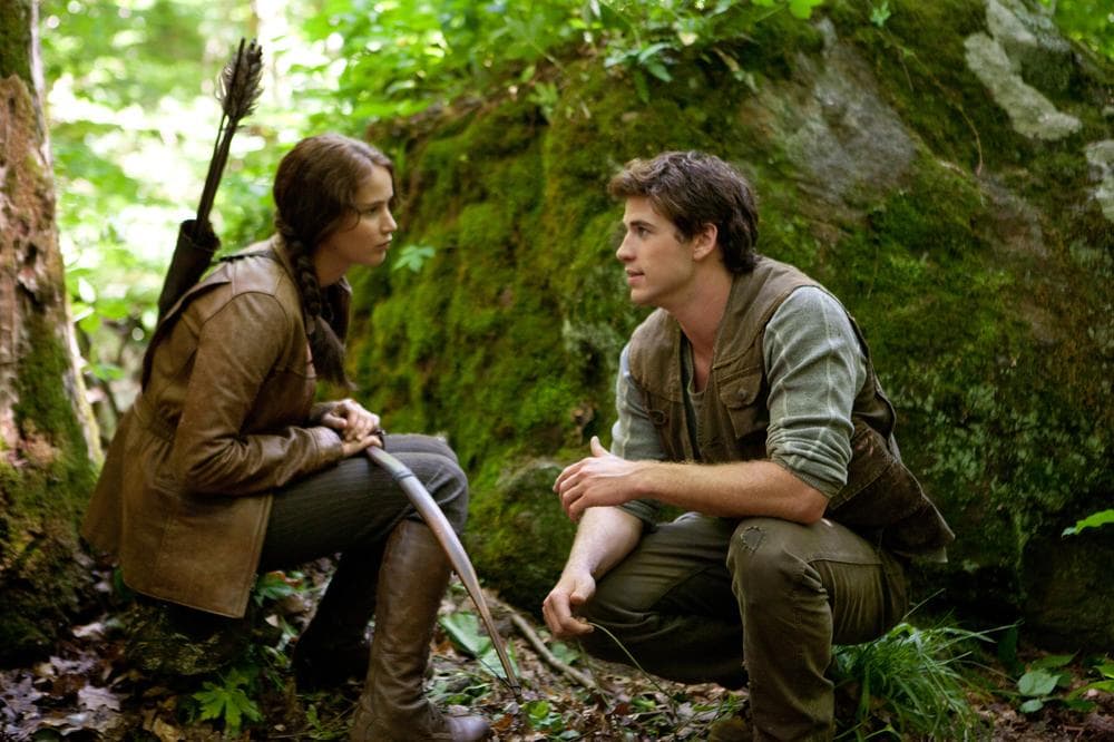 Image result for gale met katniss