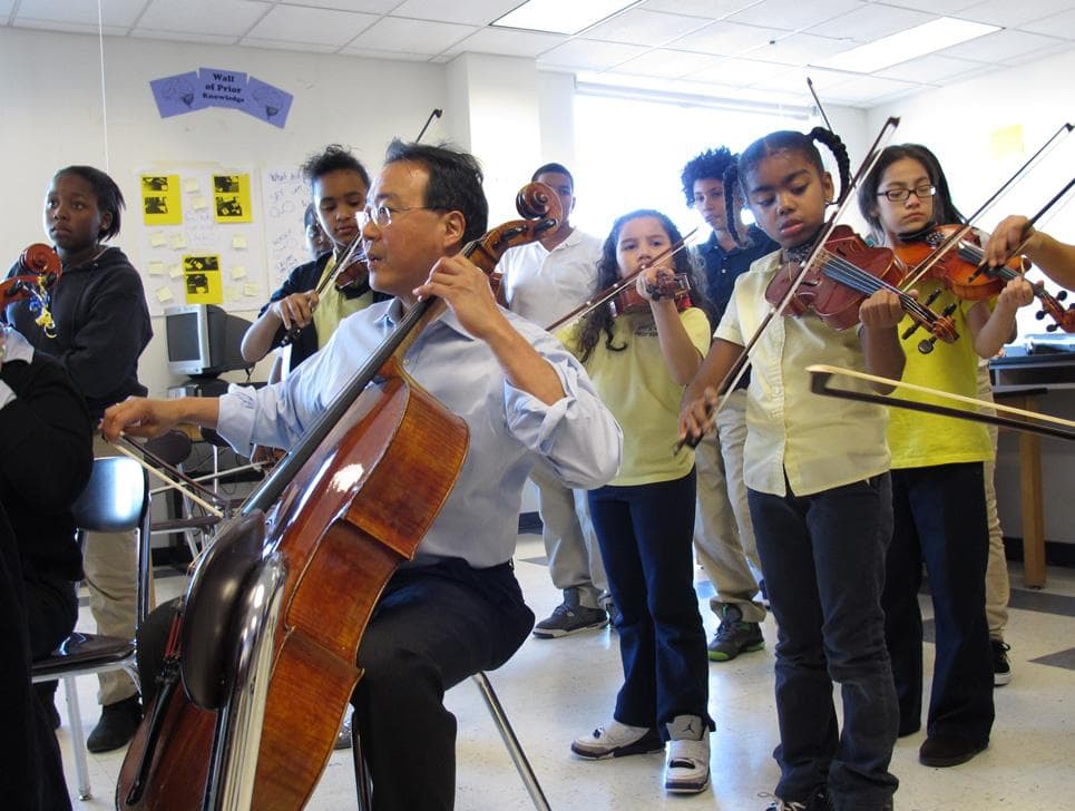 With Arts Designation Orchard Gardens School Welcomes Famous
