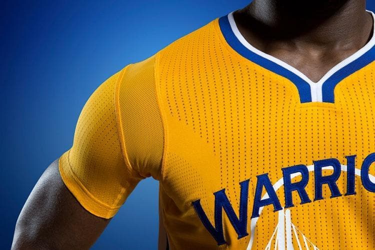 warriors jersey with sleeves