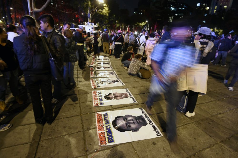 Protesters Call For Action In Disappearance Of Mexican Students Here
