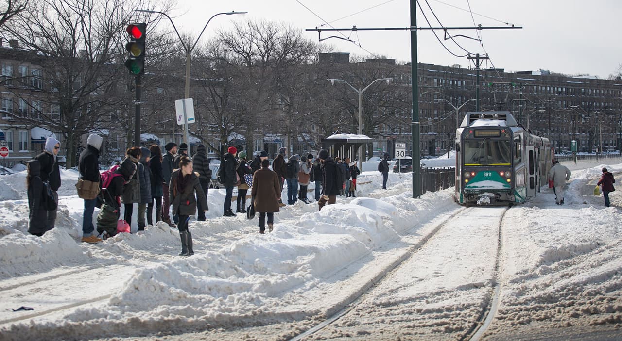Big MBTA Woes For Weather Weary Commuters WBUR News