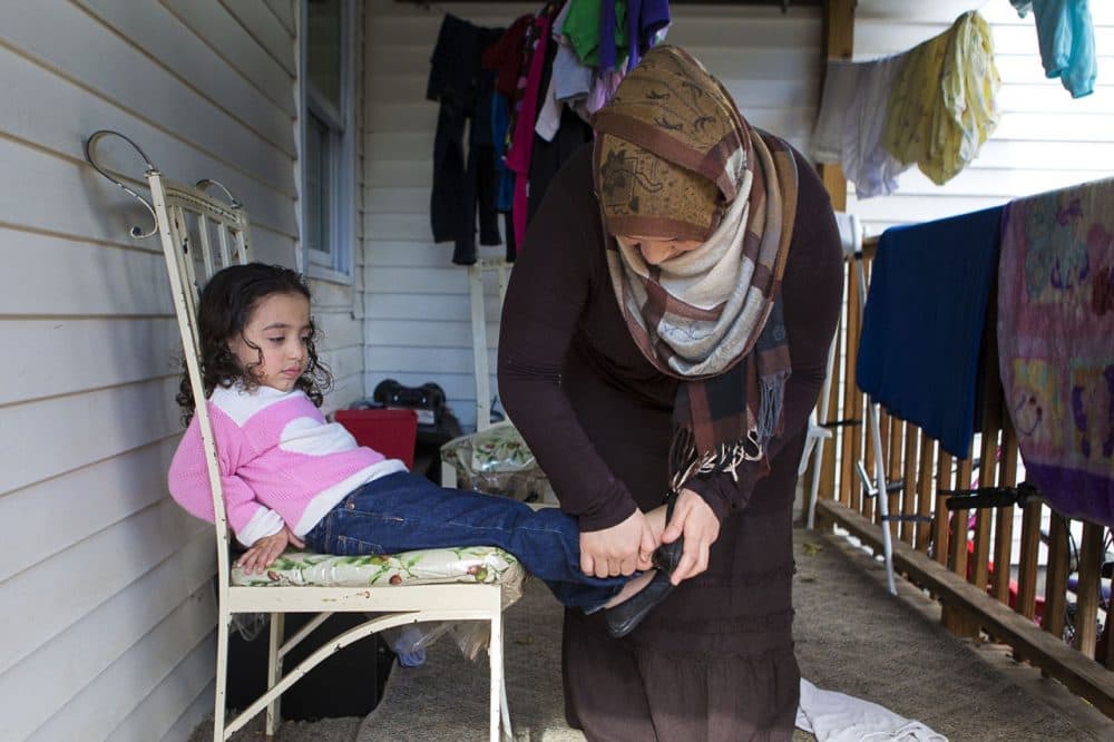 “Besides the nature is beautiful here, the people are so beautiful as well," Zid says about life in western Massachusetts. (Jesse Costa/WBUR)