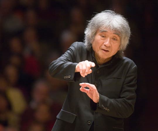 Ozawa, Who Broke The Mold And Led The BSO For 29 Years, Gets Kennedy