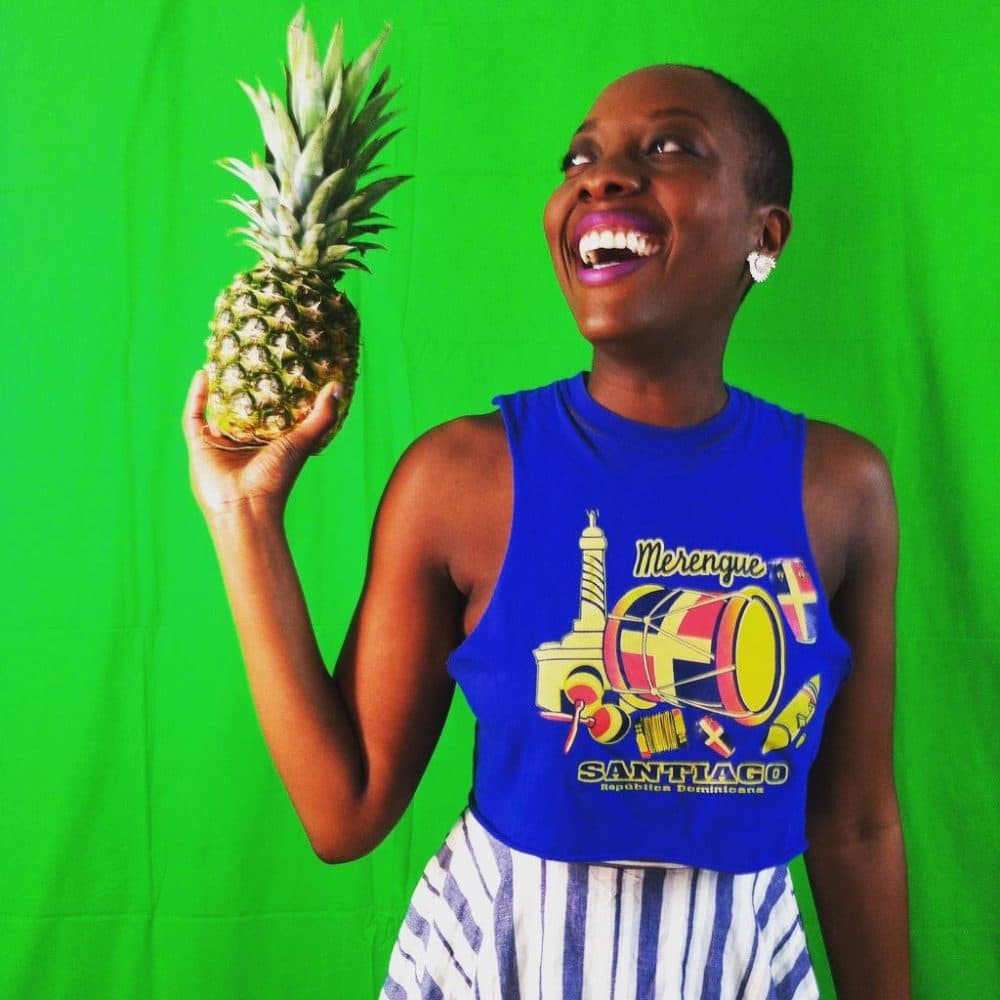 Adobuere Ebiama as her character Maite Lopez in "The Pineapple Diaries." (Courtesy of Paloma Valenzuela)