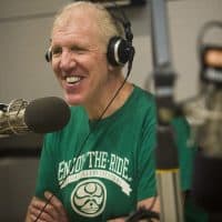 Much of Bill Walton's life was spent in debilitating, chronic pain. Now, after spine surgery, he's pain-free and "the luckiest man in the world." He stopped by Only A Game to share his story. (Jesse Costa/WBUR)