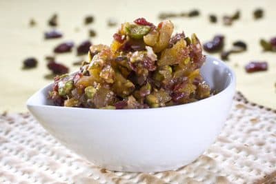 Charoset, a chutney-like condiment, is a dish in the Passover Seder that is packed with flavor. (Larry Crowe/AP)