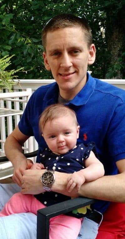 Virginia Tech shooting survivor Derek O'Dell and his daughter, Maisie. (Courtesy/Derek O'Dell)