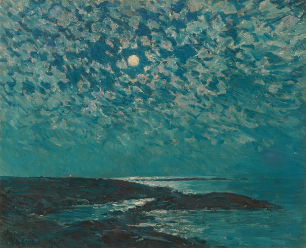 Childe Hassam's painting "Moonlight" completeed in 1892. (Courtesy Alex Jamison)
