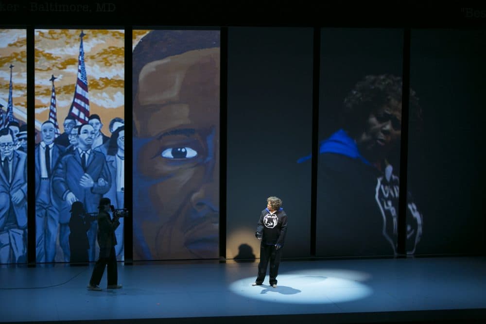 Anna Deavere Smith in "Notes from the Field: Doing Time in Education." (Courtesy Evgenia Eliseeva/A.R.T.)