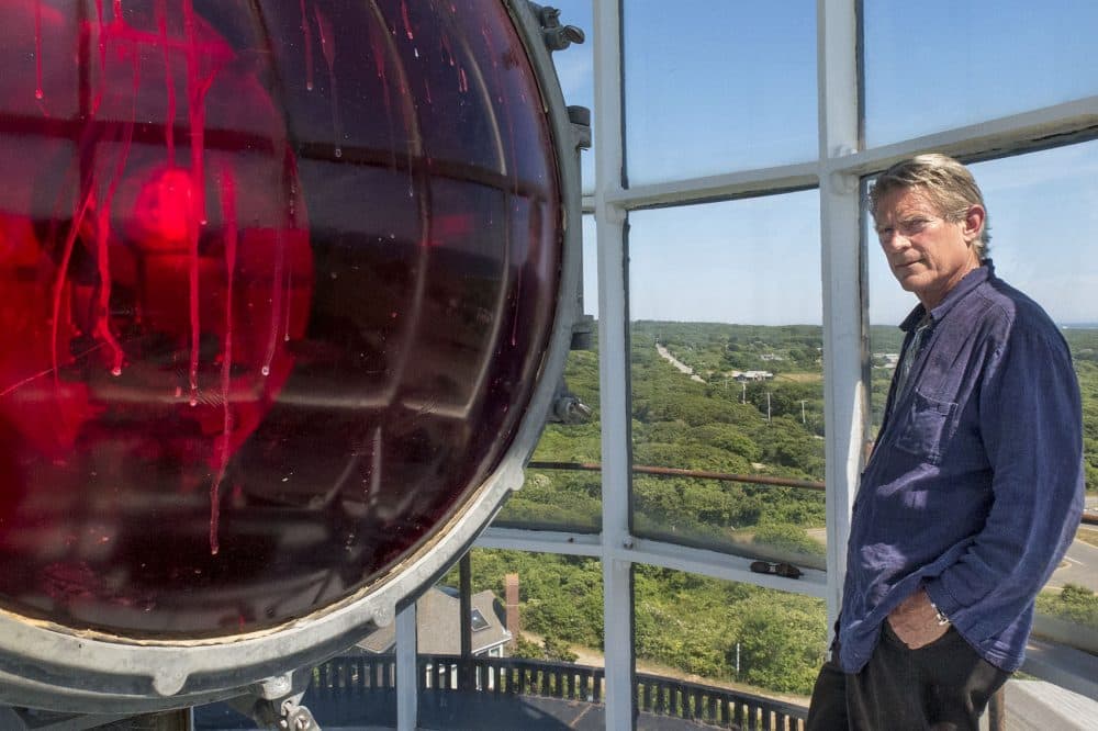 Richard Skidmore, keeper of Gay Head Light (Andrea Shea/WBUR)