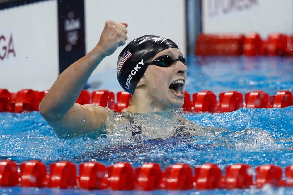 Swimmer Katie Ledecky Breaks Record, Takes Gold In Rio As U.S. Medal