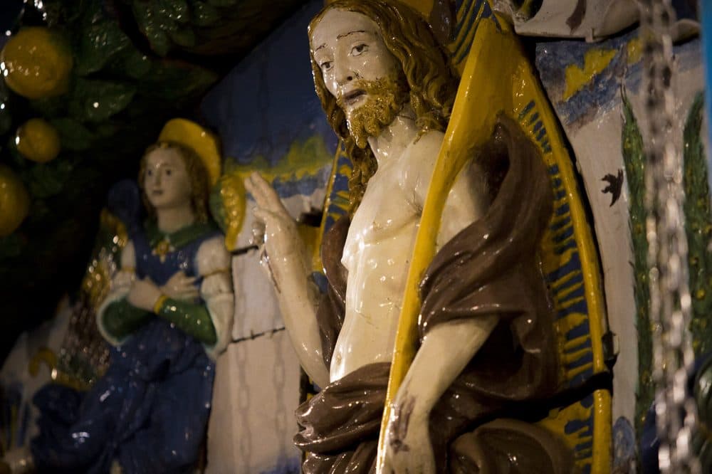 Jesus in "The Resurrection of Christ." (Jesse Costa/WBUR)