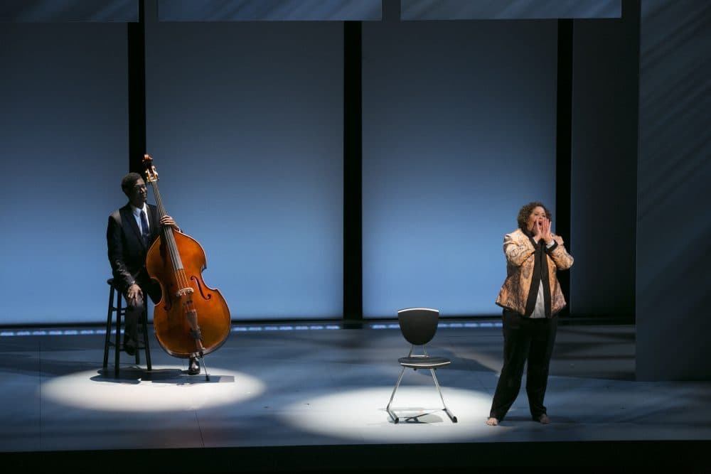 Anna Deavere Smith in "Notes from the Field: Doing Time in Education." (Courtesy Evgenia Eliseeva/A.R.T.)