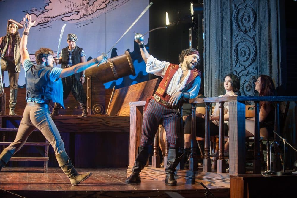 Kyle Dean Massey and Will Swenson in the Gilbert and Sullivan classic, "Pirates of Penzance." (Courtesy Kevin Sprague/Barrington Stage Company)