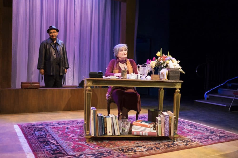 Jaime Carrillo and Annette Miller in "Sotto Voce" at Shakespeare & Company. (Courtesy of Ava G. Lindenmaier)