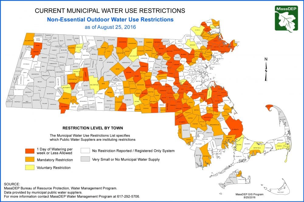 Map Amid Bad Drought, These Mass. Towns Have Imposed