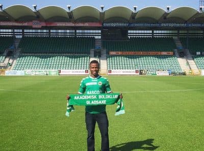 C. Nortey graduated from Marquette in December 2015 and now plays for Akademisk Boldklub in Denmark. (Courtesy C. Nortey)