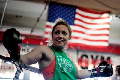 "No freedom 'til we're equal. My fight on August 21st was the first female fight televised on a PBC show, which is a long list of things that I've been the first female to do -- which is kind of sad in 2016," Heather Hardy says. (Cliff Hawkins/Getty Images)