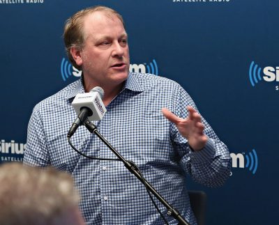 "I trust him. I don’t agree with him on many things, that’s cool. I also know that there is and never will be a candidate anywhere that I will agree with on everything. That candidate doesn’t exist," Curt Schilling writes on his blog, endorsing Mr. Trump. (Cindy Ord/Getty Images for SiriusXM)