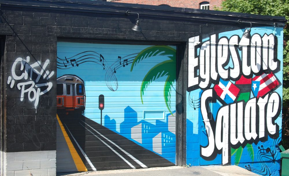 CityPop Egleston mural in Boston. (Greg Cook)