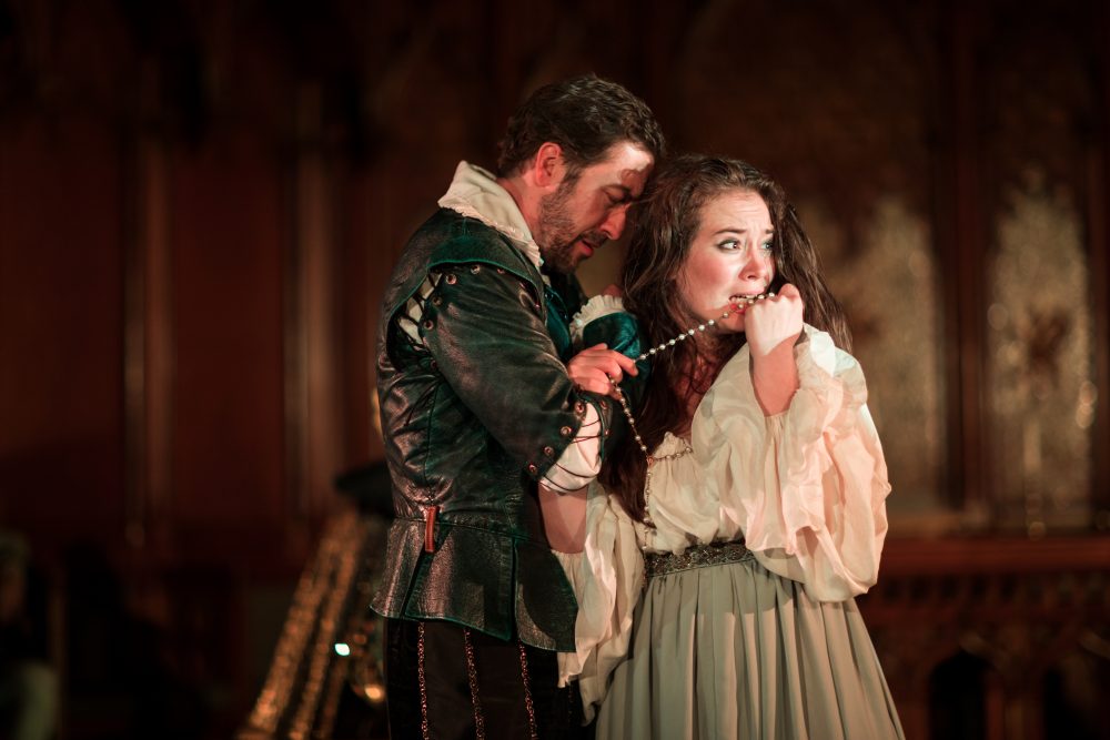 Alexander Platt and Poornima Kirby. (Courtesy Nigel Scott/Actors Shakespeare Project)