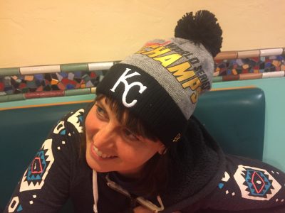 In 2014, Liz MacDonald made her first willing foray into sports fandom as a Kansas City Royals supporter. By 2015, her team had won the World Series. (Courtesy)