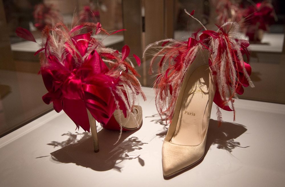 Christian Louboutin's "Anemone." (Robin Lubbock/WBUR)