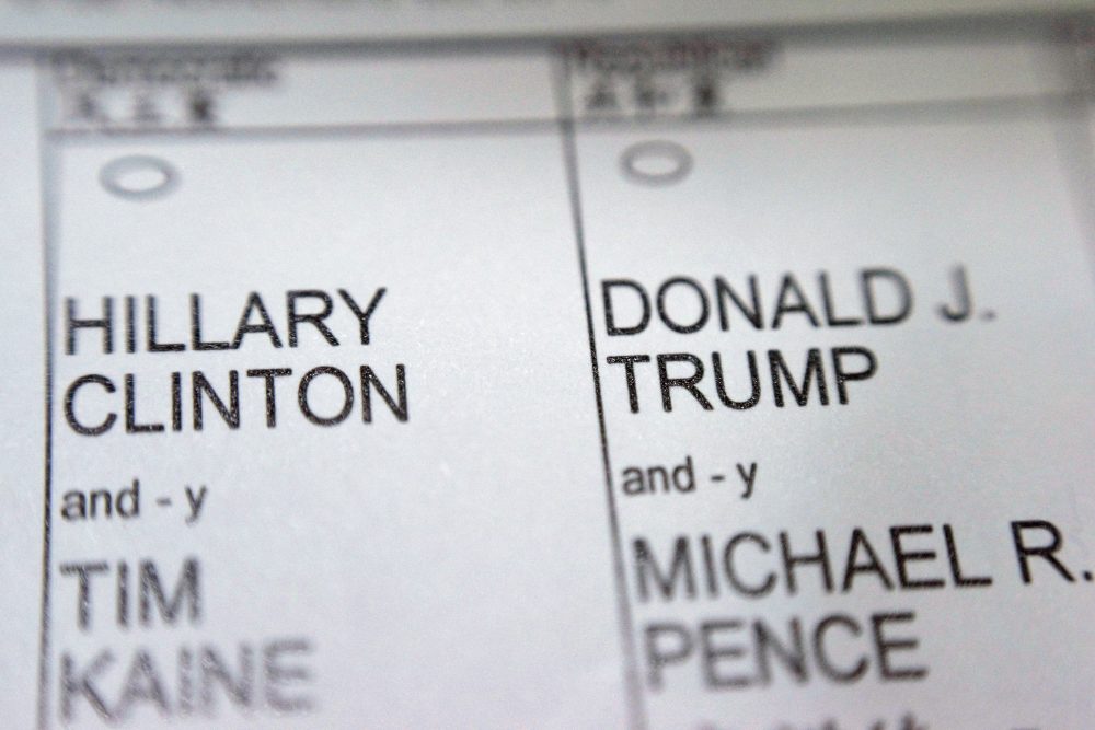 Hillary vs donald vote count