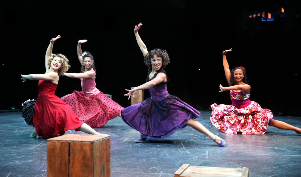 Sydney Mei Ruf-Wong (Consuela), Rachel Pearlman (Teresita), Michelle Alves (Anita) and Alex Hairston (Francisca). (Courtesy Paul Lyden)