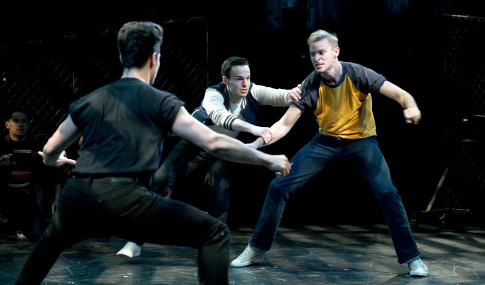 Alexander Gil Cruz (Bernardo), Bronson Norris Murphy (Tony) and Tyler John Logan (Riff). (Courtesy Paul Lyden)