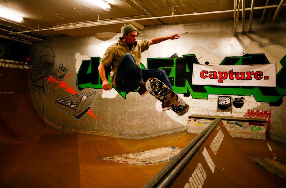 Travis Reitano skating in Brookline in 2006. (Courtesy Brooke Johnson)