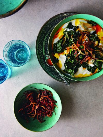Naomi Duguid's spinach borani, from "Taste of Persia." (Courtesy Gentl & Hyers)