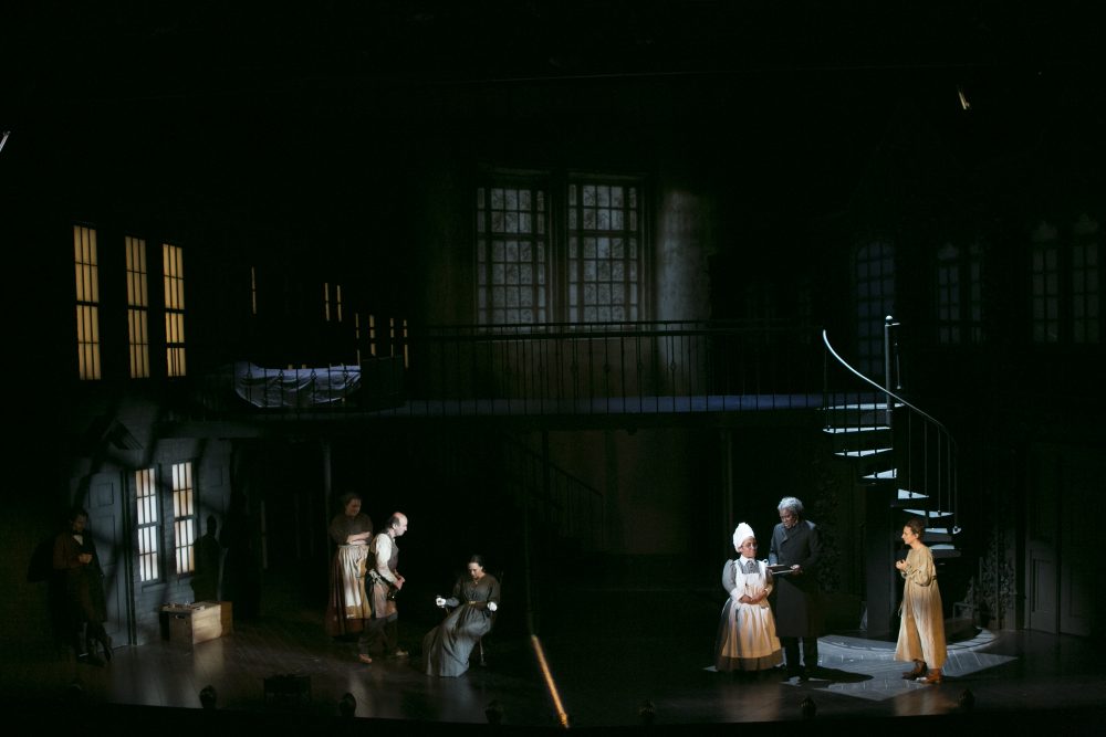 Christopher Acebo's two-story set for A.R.T.'s "Fingersmith." (Courtesy Evgenia Eliseeva/American Repertory Theater)