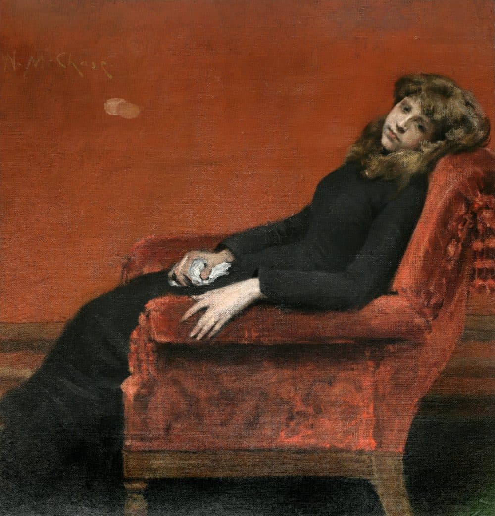 "The Young Orphan," by American artist William Merritt Chase. The oil painting was created in 1884. (Courtesy Museum of Fine Arts, Boston)