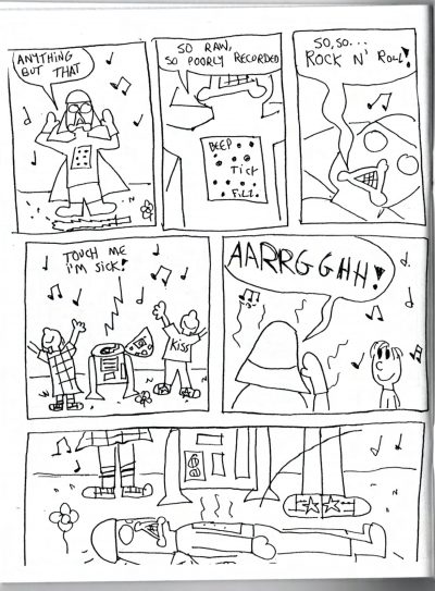 Jef Czekaj's comic “R2-D2 Is an Indie Rocker.” (Courtesy of Jef Czekaj)