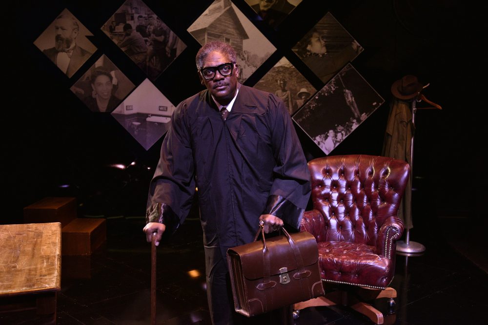 Johnny Lee Davenport stars in the one-man play about our nation's first African-American Supreme Court justice at New Repertory Theatre. (Courtesy Andrew Brilliant/Brilliant Pictures)