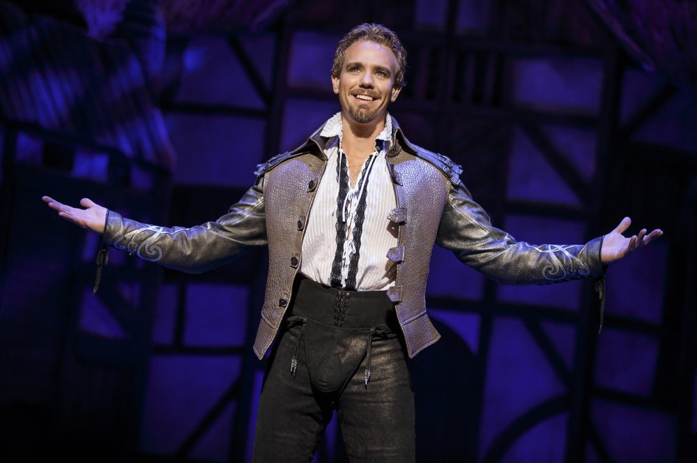 Adam Pascal in "Something Rotten!" (Courtesy Joan Marcus/Broadway in Boston)