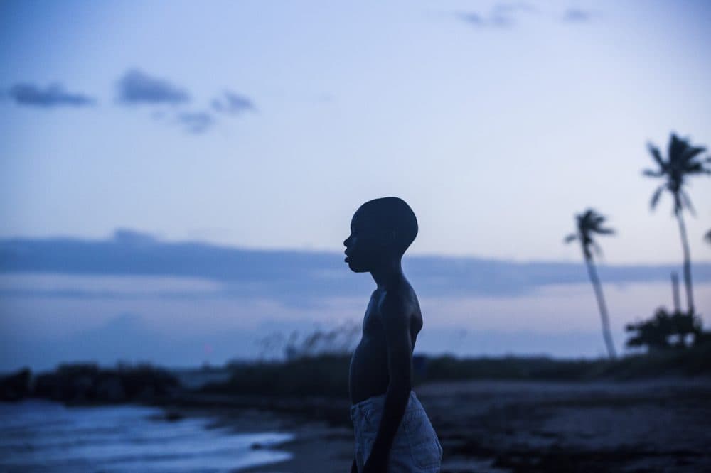 This image released by A24 Films shows Alex Hibbert in a scene from the film, "Moonlight." The film was nominated for an Oscar for best picture on Tuesday. The 89th Academy Awards will take place on Feb. 26. (David Bornfriend/A24 via AP)