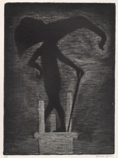 Edward Gorey, "Elefantomas No. 3." (©Edward Gorey Charitable Trust)