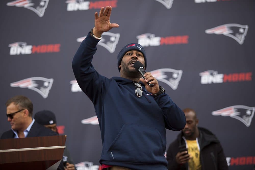 Former Patriot Ty Law (Jesse Costa/WBUR)