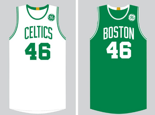 green boston celtics jersey