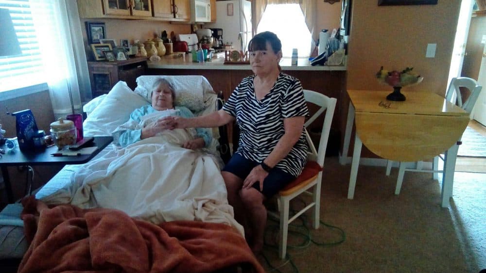 Kathy Pugh, right, and her mother, Evelyn March (Courtesy)