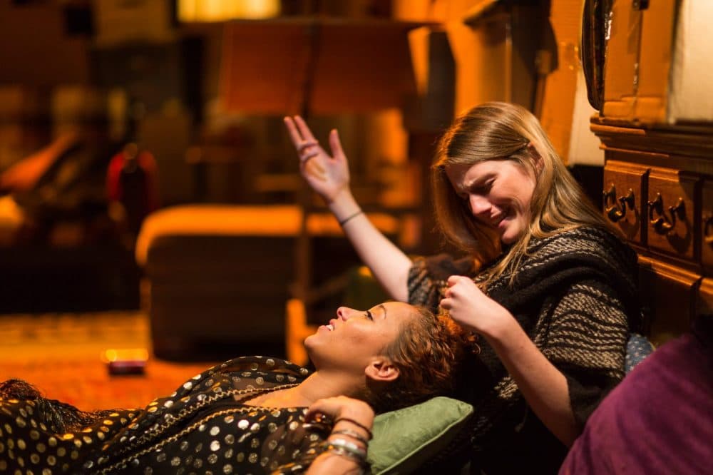 Louise Hamill, right, in a Fresh Ink production of "It's Not About My Mother." (Courtesy Fresh Ink Theatre)