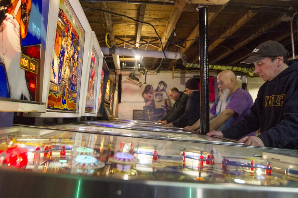 Wicked Pissa Pinball Pit in Wakefield (Joe Difazio for WBUR)