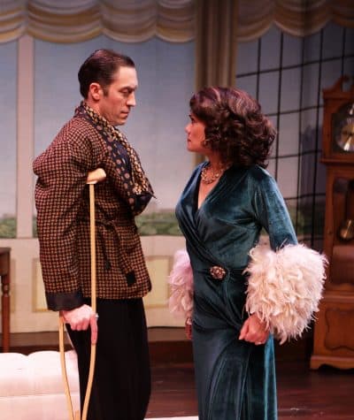 Alexander Platt and Celeste Oliva in Sarah Ruhl's "Stage Kiss."(Courtesy Mark S. Howard/Lyric Stage Company)