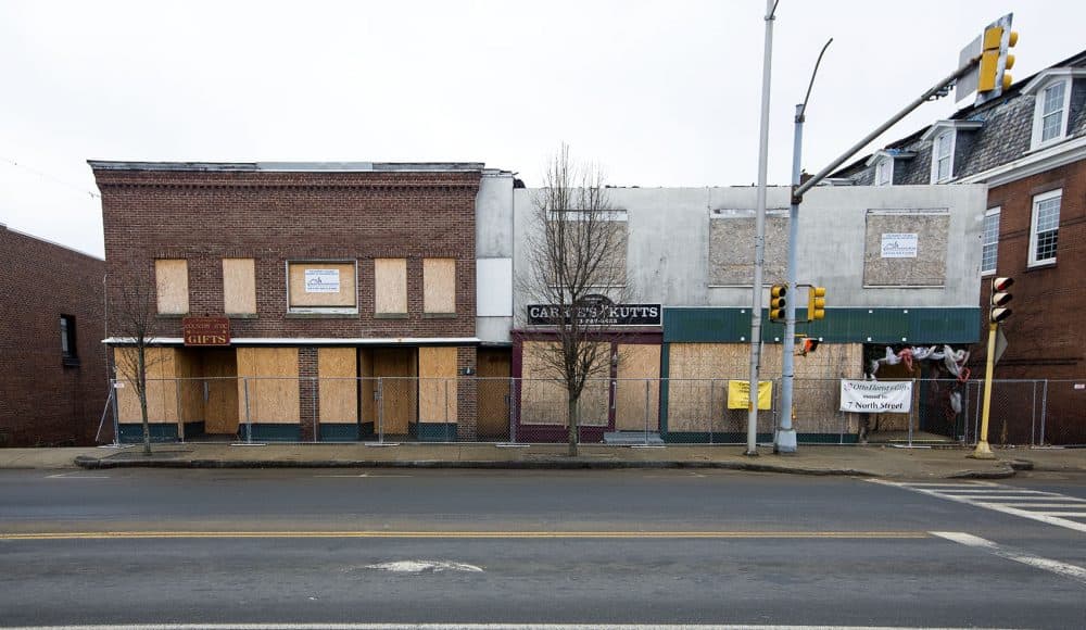 Main Street in Ware (Jesse Costa/WBUR)